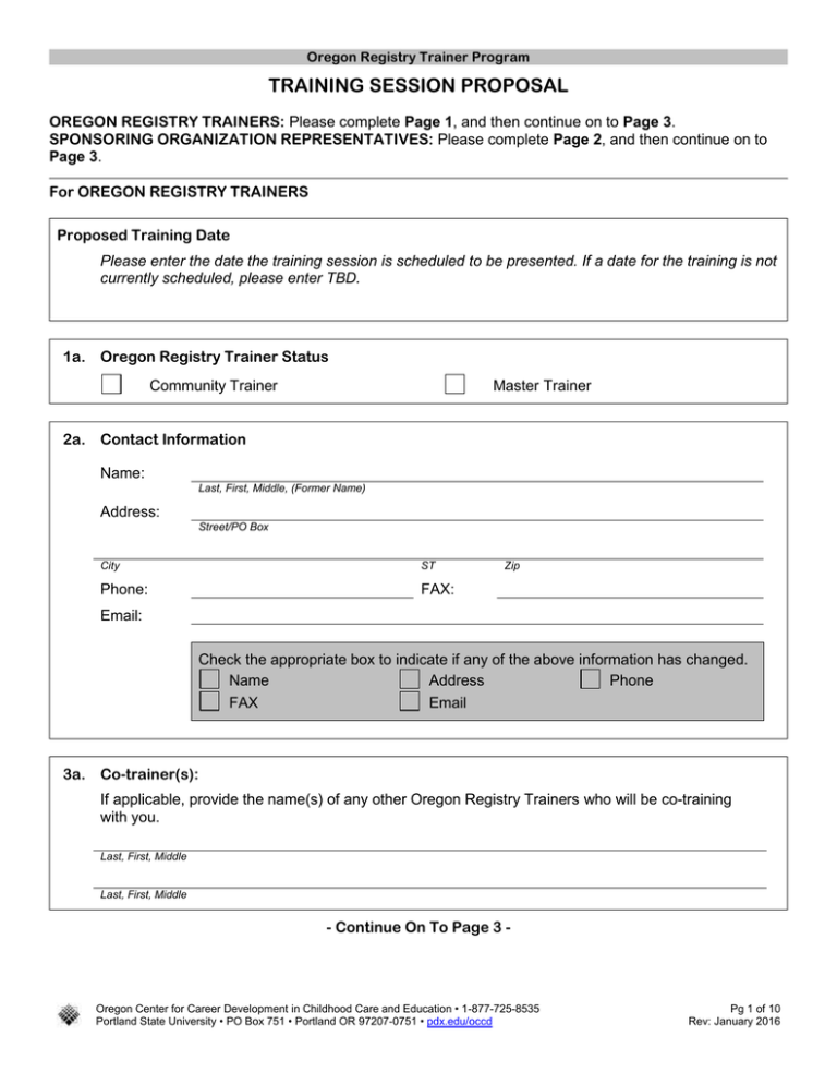 training-session-proposal