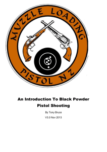 An Introduction To Black Powder Pistol Shooting
