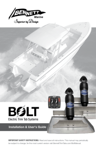 Electric Trim Tab Systems