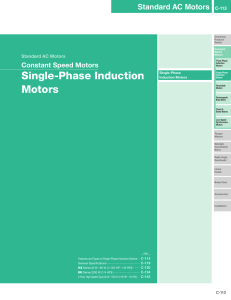 Single-Phase Induction Motors