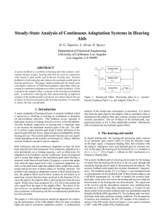 Steady-State Analysis of Continuous Adaptation Systems in Hearing