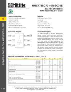 HMC478SC70 / 478SC70E