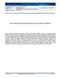 General Purpose AC Drive Technical Information