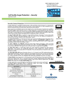 Full Facility Surge Protection – Security