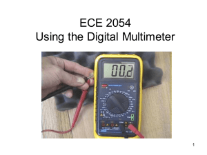 MY-64 Digital Multimeter use