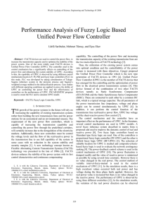 Performance Analysis of Fuzzy Logic Based Unified Power Flow