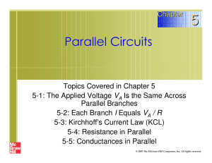 Parallel Circuits