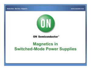 Magnetics in Switched-Mode Power Supplies