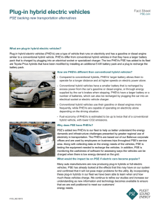 Plug-in hybrid electric vehicles