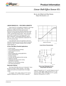 Linear Hall-Effect Sensor