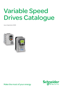Variable Speed Drives Catalogue
