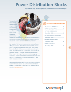 Power Distribution Blocks