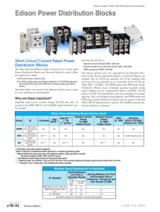 Edison HPB Series Power Distribution Blocks
