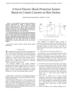 A Novel Electric Shock Protection System Based on Contact