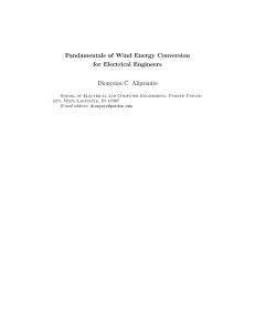 Fundamentals of Wind Energy Conversion for Electrical Engineers