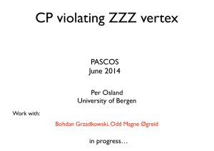 CP violating ZZZ vertex