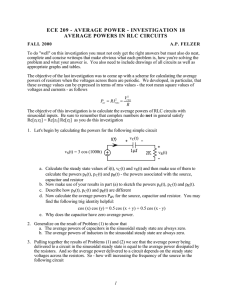 Average Power In RLC Circuits - mbr beginning reading program