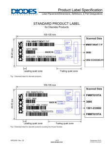 Product Label Specification