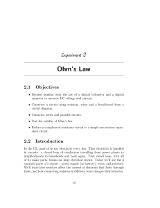 Ohm`s Law