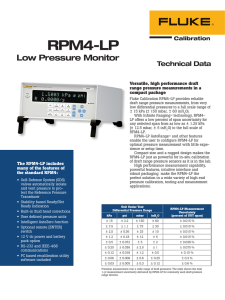 RPM4-LP Low Pressure Monitor