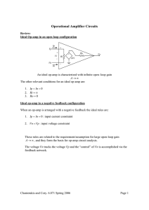 Operational Amplifier Circuits