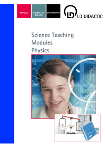 Science Teaching Modules Physics
