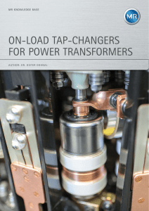 On-LOAd TAP-ChAngErs FOr POwEr TrAnsFOrmErs