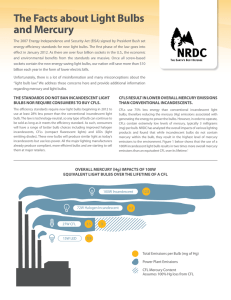NRDC: The Facts about Light Bulbs and Mercury