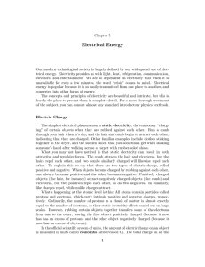 Electrical Energy