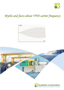 Myths and facts about VFD carrier frequency