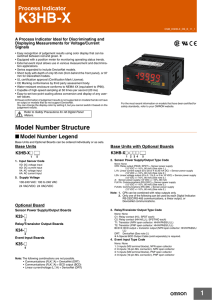 K3HB-XAD 24VAC/VDC Datasheet
