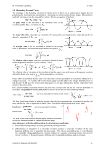 AC Theory - Department of Electrical Engineering