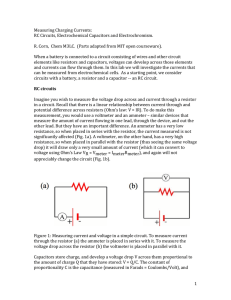 Measuring Current in RC and Electrochemical Circuits