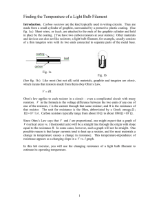 Finding the Temperature of a Light Bulb Filament