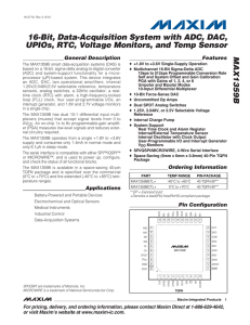 16-Bit, Data-Acquisition System with ADC, DAC