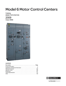 Model 6 Motor Control Centers