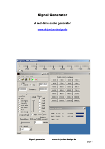 Signal Generator - Dr-Jordan