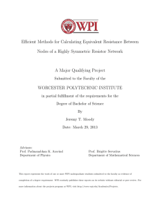 Efficient Methods for Calculating Equivalent Resistance Between