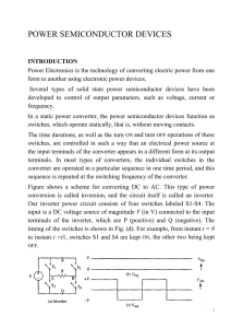 Power Semiconductor Devices