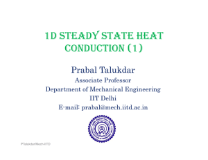 1D STEADY STATE HEAT CONDUCTION (1)