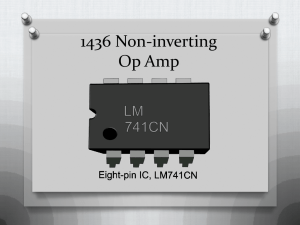 1436 Non-inverting Op Amp - Cleveland Institute of Electronics