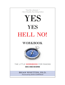 Yes Yes Hell No Workbook