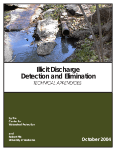 Illicit Discharge Detection and Elimination