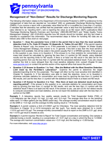 Management of “Non-Detect” Results for Discharge