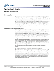 TN-00-08: Thermal Applications