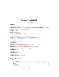 Package `data.table`