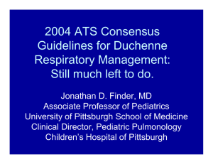 ATS Consensus Guidelines for Respiratory Management: A perfect