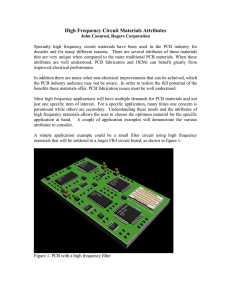 High Frequency Circuit Materials Attributes