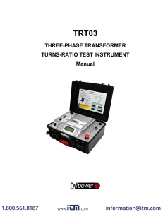 THREE-PHASE TRANSFORMER TURNS