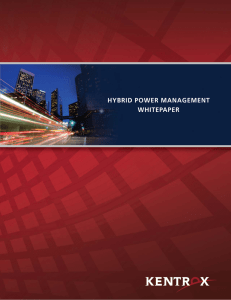 Hybrid Power Management White Paper